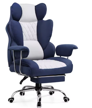 Ergonomische Gamingstoel – Pocketvering – Voetsteun – Lendensteun