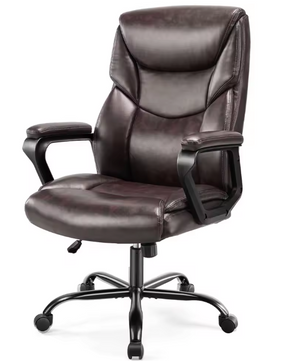 Ergonomische Gamingstoel – PU-Leder met Armleuningen, Lendensteun & Draaibare Wielen, Comfort voor Werk of Spel