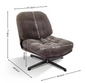 Moderne Draaibare Loungestoel – Zachte Corduroy – Verdikt Kussen