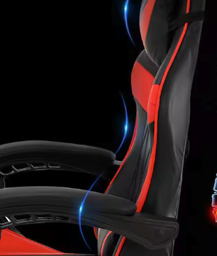Massage Gamingstoel – Verstelbare Draaistoel met Voetsteun & Lendensteun, Ergonomisch en Comfortabel