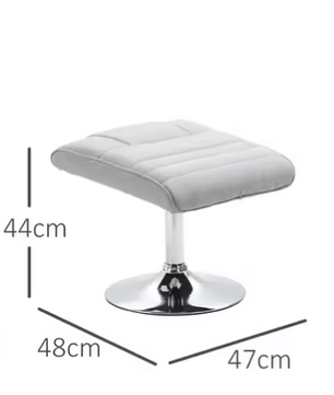 Elektrische Massagestoel met Voetensteun & Relaxfunctie – Grijs