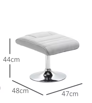 Elektrische Massagestoel met Voetensteun & Relaxfunctie – Grijs