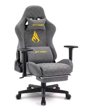 Vintage Gamingstoel – Ergonomisch Design met PU-Lederen Bekleding