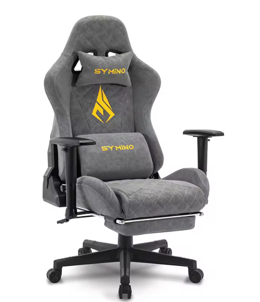 Vintage Gamingstoel – Ergonomisch Design met PU-Lederen Bekleding
