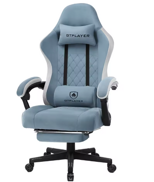 Gamingstoel met Zakvering & Voetsteun – Ergonomisch & Comfortabel