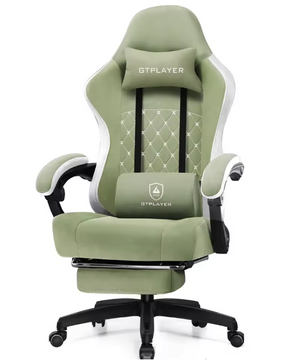 Gamingstoel met Zakvering & Voetsteun – Ergonomisch & Comfortabel