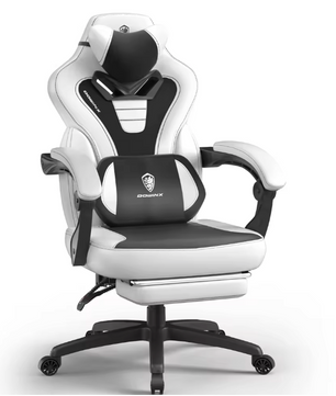 Ergonomische Stoffen Gamingstoel – Met Voetsteun & Hoge Rugleuning voor Volwassenen