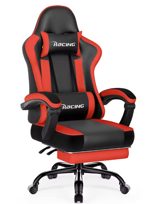 Ergonomische Gamingstoel – Verstelbaar, Voetsteun, 150 kg