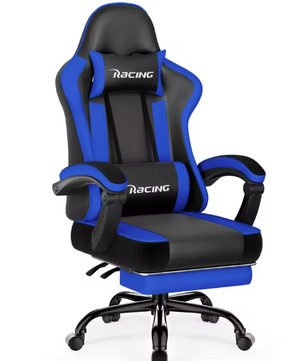 Ergonomische Gamingstoel – Verstelbaar, Voetsteun, 150 kg