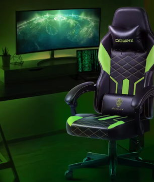 Gamingstoel Ergonomisch – Hoge Rug & Pocketvering PU-leer – 350 kg