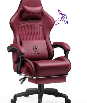 Gamingstoel met Voetsteun & Luidspreker – Ergonomisch tot 150 kg