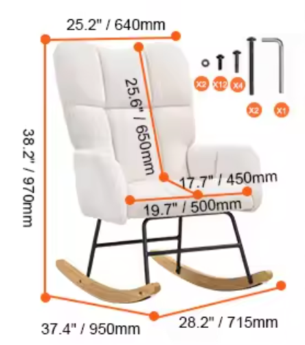 Schommelstoel Kinderkamer – Rotan Look & Ergonomisch Comfort