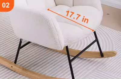 Schommelstoel Kinderkamer – Rotan Look & Ergonomisch Comfort