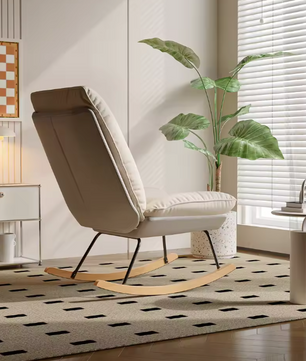 Verstelbare Schommelstoel – Comfortabele Fauteuil voor Woon- en Slaapkamer