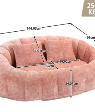 Luxe Cloud Chenille Zitbank – Comfortabel & Duurzaam Zitbank Design