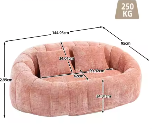 Luxe Cloud Chenille Zitbank – Comfortabel & Duurzaam Zitbank Design