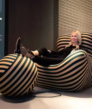 Lounge Fauteuil Chaise – Comfortabele Zitzakstoel voor Binnen