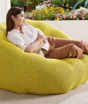 Zitzak Lounge Stoel – Ergonomische Luie Bank voor Woonkamer & Speelkamer