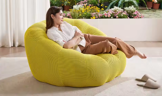 Zitzak Lounge Stoel – Ergonomische Luie Bank voor Woonkamer & Speelkamer