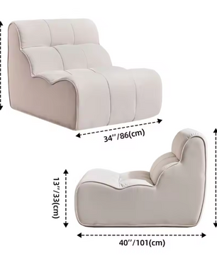Zitzakfauteuil voor Volwassenen – Comfortabele Loungestoel voor Woon- en Slaapkamer