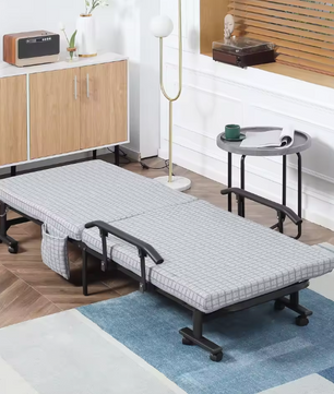 Opklapbare Logeerstoel met 5-Standen Rugleuning – 150 kg