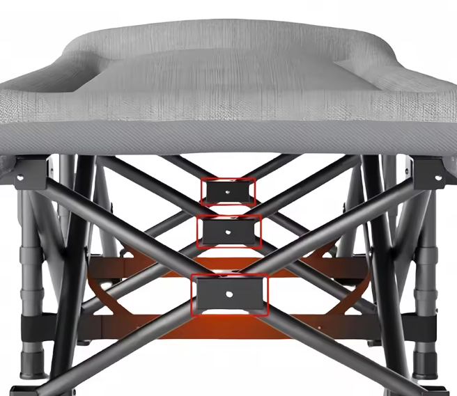 Opvouwbare ligstoel buiten – zonnebed voor tuin & camping