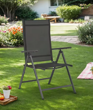 Set van 2 Klapstoelen – Verstelbaar, Aluminium, 150 kg