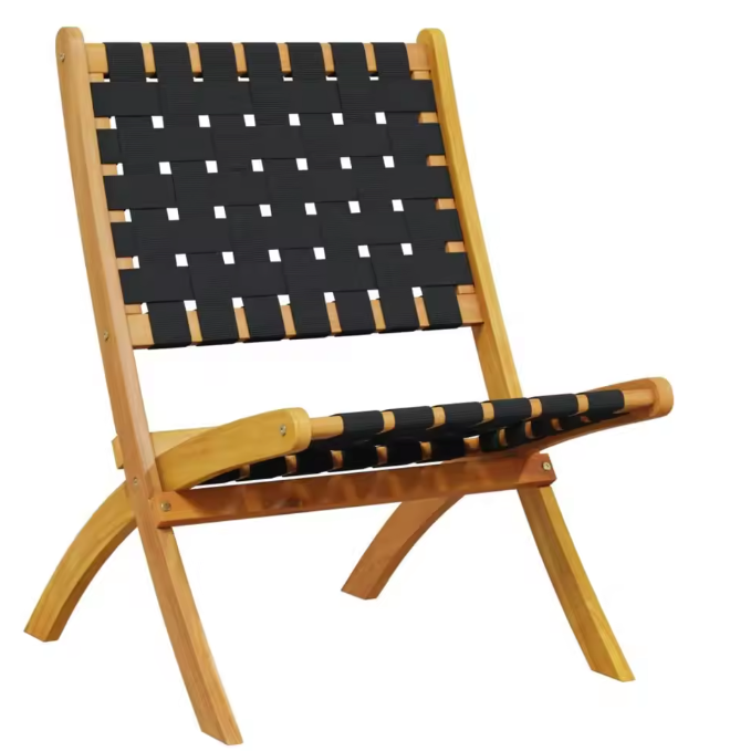 Set van 2 Acaciahouten Tuinstoelen – Opvouwbaar & Waterbestendig