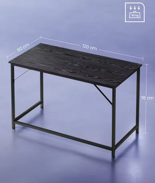 Industrieel Bureau 120x60 cm – Compact & Stevig Design