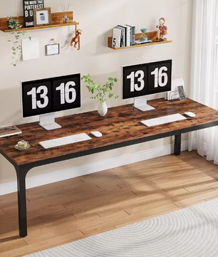 Extra Lang 2-Persoons Bureau – 200x60cm bureaublad