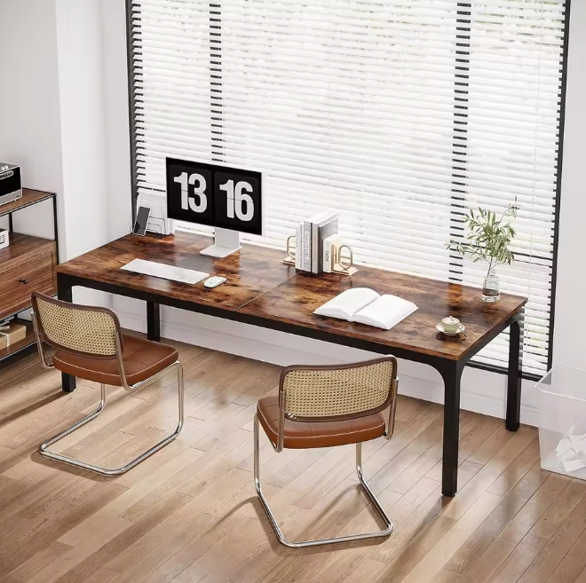 Extra Lang 2-Persoons Bureau – 200x60cm bureaublad