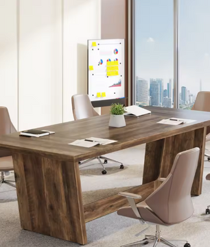 Groot Houten Directiebureau 180x80cm – Industrieel Design