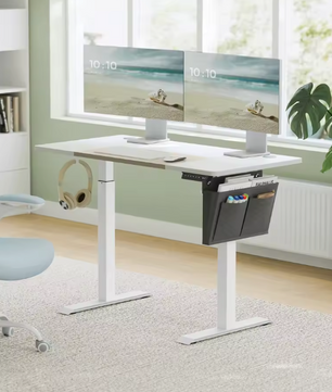 Elektrisch Zit-Sta Bureau 120 cm – Met Organizer & Geheugen