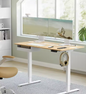 Elektrisch Zit-Sta Bureau 120 cm – Met Geheugen & USB