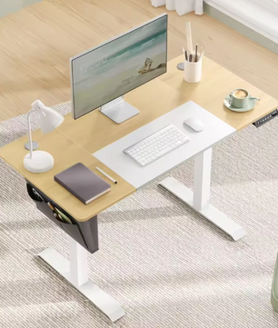 Elektrisch Zit-Sta Bureau 120 cm – Met Organizer & Geheugen
