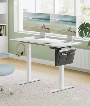 Elektrisch Zit-Sta Bureau 120 cm – Met Organizer & Geheugen