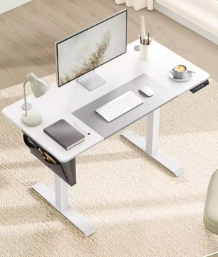 Elektrisch Zit-Sta Bureau 120 cm – Met Organizer & Geheugen