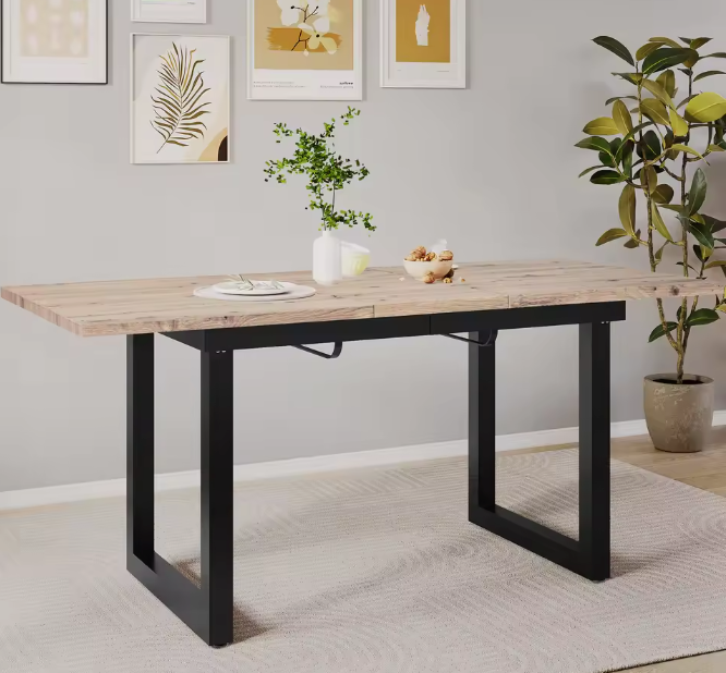 Uitschuifbare Eettafel 140–180 cm – Industrieel Design