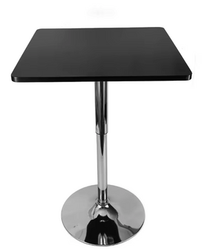Verstelbare Vierkante Bartafel – 70–90 cm Hoogte & 360° Draaibaar