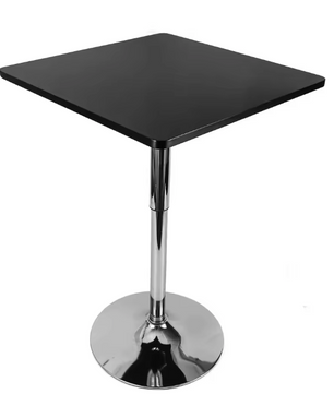 Verstelbare Vierkante Bartafel – 70–90 cm Hoogte & 360° Draaibaar