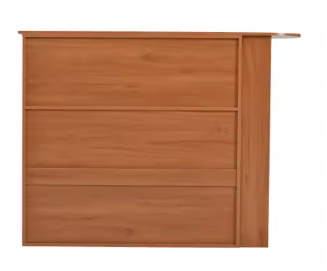 Moderne Bartafel met Opbergruimte – Rotan Deur & Verstelbare Planken