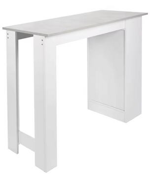 Multifunctionele bartafel met opbergruimte en legplanken
