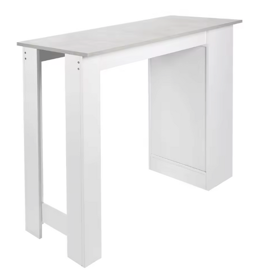 Multifunctionele bartafel met opbergruimte en legplanken