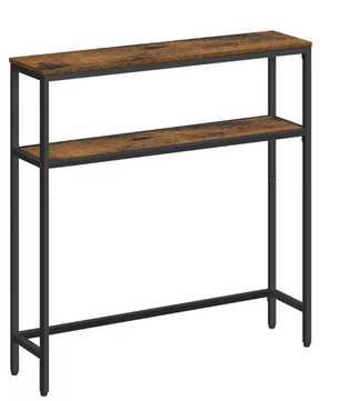 Consoletafel Landelijk Design met 2 planken – 80x20cm breed