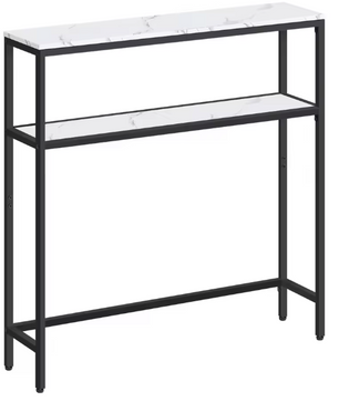 Consoletafel Landelijk Design met 2 planken – 80x20cm breed