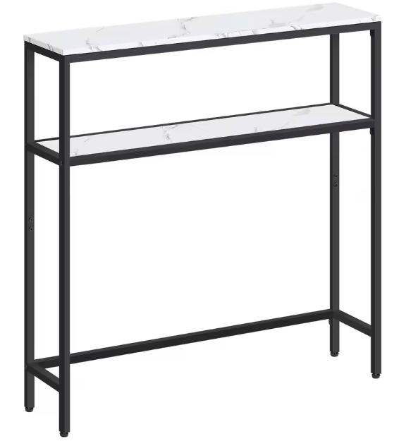 Consoletafel Landelijk Design met 2 planken – 80x20cm breed