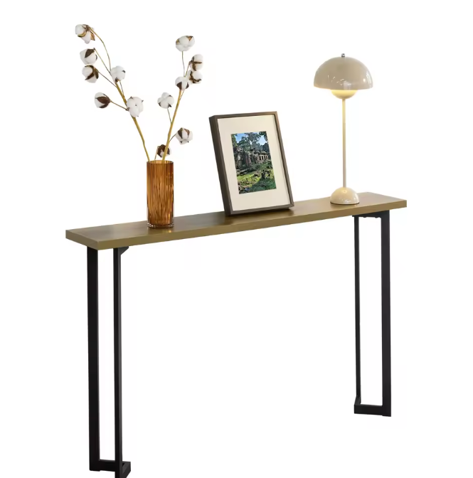 Industriële Consoletafel – Smal Design met Metalen Frame, 120 cm