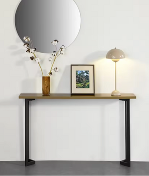 Industriële Consoletafel – Smal Design met Metalen Frame, 120 cm