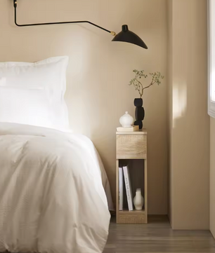 Set van 2 Smalle Nachtkastjes met Lade – Bijzettafels voor Bed of Bank, Modern en Ruimtebesparend