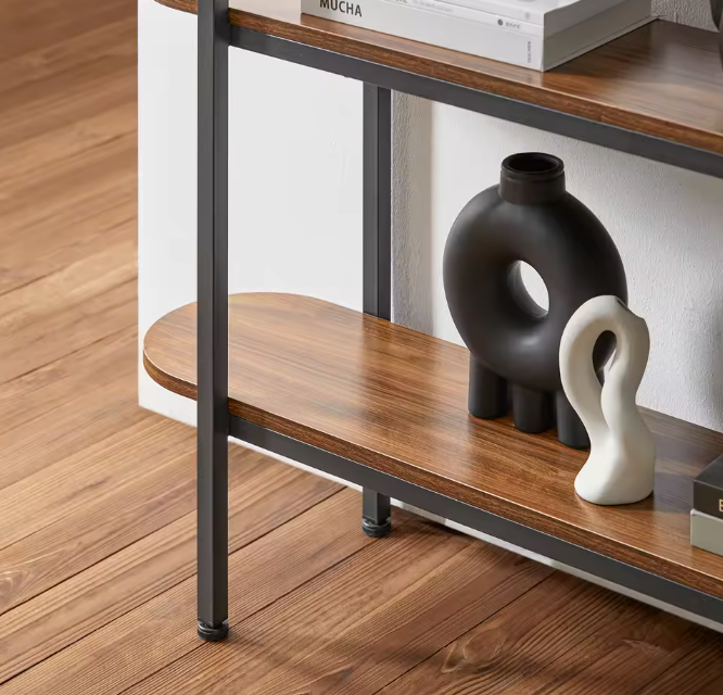 Smal dressoir 110 cm – haltafel met 3 open opbergvakken